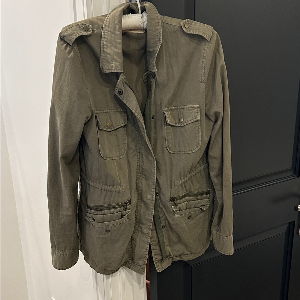 Velvet by Graham & Spencer Olive Utility Jacket